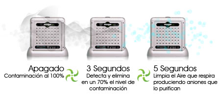 Purificador en Funcionamiento